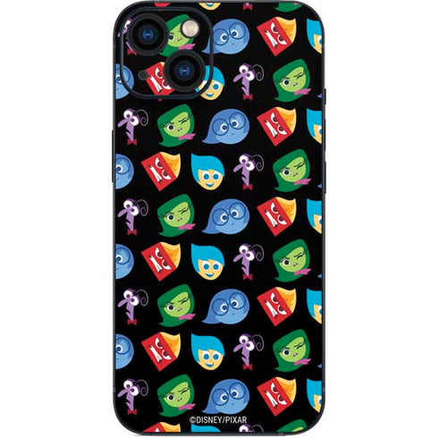 Disney Inside Out Character Pattern iPhone 14 Plus Skin